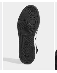 Adidas Hoops 3.0 Mid Classic Vintage Trainers Basketball UK 7.5 White Black