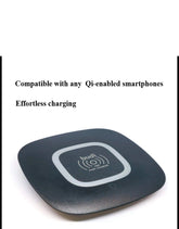 Budi 15W Wireless Charger with 2 USB Ports For iPhone & Android Wireless Charger