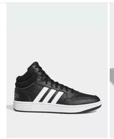 Adidas Hoops 3.0 Mid Classic Vintage Trainers Basketball UK 7.5 White Black