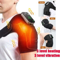 Thermal Shoulder Massager 3 in 1 for Knee Shoulder Elbow Heated Brace Wireless Support Brace Belt Knee Pad Blood Circulation