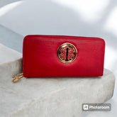 Ladies Women Designer Leather Wallet Long Zip Purse Card Phone Holder Handbag