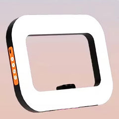 Handheld Ring LED Rechargeable Fill Light Portable Mobile Phone Live Broadcast Photography Rabbit Cage Selfie Light