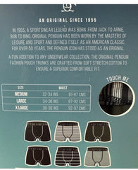 Original Penguin Mens 6X Pack Boxer Stretch Cotton Trunks Rich Underwear Gift Assorted Colours Uk Size M-XL