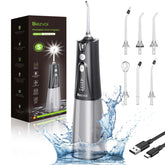 Bezvoi Cordless Water Flosser for Teeth – 5 Modes, 300ML Tank, USB-C Rechargeable, IPX7 Waterproof