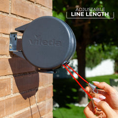 Vileda Dual Cordomatic Retractable Washing line 30m | 2 x 15m clothes line