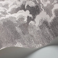 Cloud Wallpaper nordic wallpaper black and white clouds in scandinavian style Pearlic effect Fashion Nuvolette Wall Paper