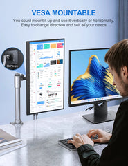 Computer Gaming Display Portable Monitor 120HZ IPS Laptop HDMI USB C External Screen With VESA Adjust Stand