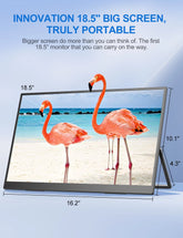 Computer Gaming Display Portable Monitor 120HZ IPS Laptop HDMI USB C External Screen With VESA Adjust Stand