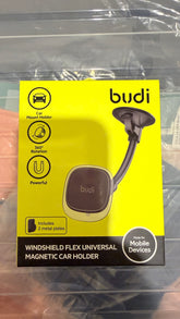 Budi Brand Car Phone Holder Magnetic Car Moont Holder 360• Bendable Powerful Magnetic Car Phone Holder