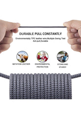 BUDI USB C TO C FAST RAPID CHARGING 100WPD BRAIDED CABLE 1 M ALUMINUM SHELL(FOR IPAD,MACBOOKS AND FAST SUPPORTED DEVICES)