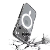 Magnetic Wireless Charging Clear Hard Acrylic Phone Case for iPhone 17/17 Pro/17 Pro Max/17 AIR