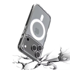 Magnetic Wireless Charging Clear Hard Acrylic Phone Case for iPhone 17/17 Pro/17 Pro Max/17 AIR