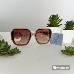 Oversized Ladies Women Brown
Sunglasses Square Flat Top Large Square
UV400