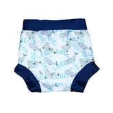 Infant Children Leakproof Swimming Nappies Newborn Baby High Waist Swimming Trunks Baby Boys Girls Cartoon Printed Cloth Diaper