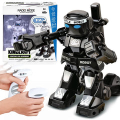 RC Robot Battle Boxing Robot Toy Two-player Games Remote Control Robot 2.4G Fighting Robot Control Toys for Kids Famly Game