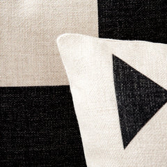 Nordic Geometry Black White Cushion Pillow Cover Home Decorative Office Sofa Linen PillowCase 45x45cm