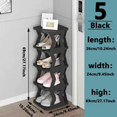 Folding Shoe Rack Entrance Hallway Narrow Shoe Cabinet Home Door Strong Racks Large Capacity Multi-Functional Shoes Storage Rack