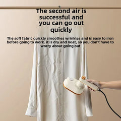 2-in-1 Handheld Steam Iron – Portable Flat & Hanging Iron Press