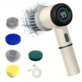 Xiaomi Electric Cleaning Brush 5-in-1 Multifunctional Kitchen Bathroom Toilet Portable Clean Brush LED Display Home Appliances