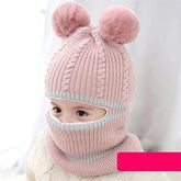 Baby Winter Hat Pompom Children Knitted Hats Baby Girls and Boys Hat with Warm Fleece Lining Hats for Kids