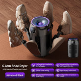 Shoe Dryer Household Portable Folding Six Arms Shoe Dryer Quick Drying Deodorizing Sterilizing Shoe Dryer