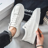 Men's Leather Casual Shoes Fashion Sneakers Designer Platform Tennis Shoes for Men Non Slip Sport Running Shoe Zapatillas Hombre