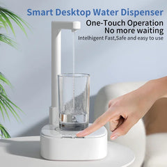 Water Pump Water Dispenser 5 Gears Electric Automatic Bottle Pump Dispenser Desktop Rechargeable Fast Drink Home