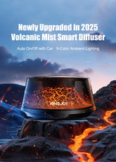 Car Electric Air Diffuser Aroma with Ambient Light,Adjustable Essential Oil Diffusers for Cars Interior Decor,Office,Home,Gift