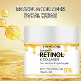 YOUNGCOME A moisturizing and moisturizing face cream containing collagen and retinol,Smoothes wrinklesSkin looks visibly younger