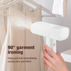 Portable Handheld Steam Iron 1000W Folding Mini Garment Hanging Steamer Clothes Ironing Wet Dry Ironing Machine for Home Travel