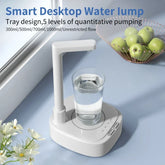 Water Pump Water Dispenser 5 Gears Electric Automatic Bottle Pump Dispenser Desktop Rechargeable Fast Drink Home
