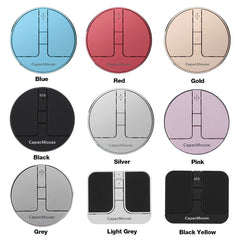 Portable Silent Mouse 3 Mode BT 5.2/2.4G/USB Mini Capacitive Mouse Ultra Thin Wireless Computer Mouse Rechargeable for Laptop PC