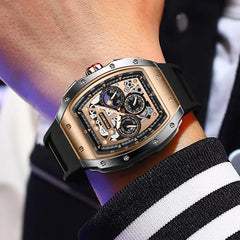 Men Top Brand Luxury Mens Watches Business Waterproof Military Quartz Chronograph Wristwatch Montre Homme