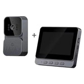 Smart WiFi 2.4G Wireless Doorbells Video Intercom Camera Inteligente Night Vision 4.3inch HD Screen For Security Home Apartment