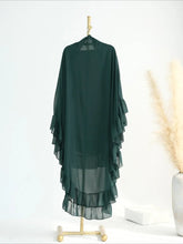 Eid Long Khimar for Women Headscarfs Muslim Double Layered Plain Hijabs Scarves Turban Arab Ladies Ramadan Long Khimars 2025