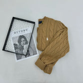 Classic Luxury Brand Women Men Pashm Cardigan Fashion British RALPH LAUREN Knit Single-Breasted Sweater