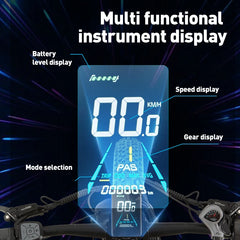 BURCHDA HC26 1500W50KM/H Mountain Electric Bicycle 48V30AH Lithium Battery 26Inch 4.0Fatbike Electric Bike For Adults Motorcycle