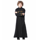 New Dubai Arab Muslim Kids Boys Clothes Abaya Caftan Robes Islamic Ramadan Clothing Oman Arabic Qatar Child Kaftans Costumes