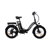 Foldable Adult E-bike 500W Men's E-Mountain ebike 870WH Battery,20 Inch Fat Tire women's Electric Bike AVAKA BZ20 PLUS