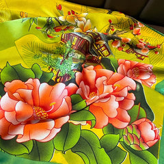 Popular 180X90CM Model Silk Scarf Summer Women Sunscreen Scarves Couple Style 2023 Design Shawls Luxury Fashion For Gift Bandana