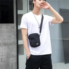Men's Messenger Bag Crossbody Shoulder Bags Business Small Sling Pack Outdoor Travel Sports Man Mini Lightweight Bag