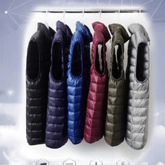 Royal Blue Lightweight Down Vest for Men, Navy Blue/Army Green 50 Standard White Duck Down Waistcoat