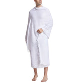 Ihram Pilgrimage Towel for Muslim Arab Mecca Hajj Clothes Men Islamic Ramadan Prayer Worship Costumes Shawl Jubba Thobe