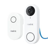 Reolink Smart 2K+ PoE Video Doorbell Wired Video Intercom with Chime Human Detection 2-Way Audio WiFi Door Bell Support Alexa
