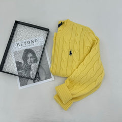 Classic Luxury Brand Women Men Pashm Cardigan Fashion British RALPH LAUREN Knit Single-Breasted Sweater