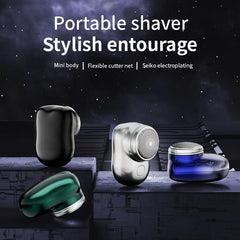 Mini Electric Razor For Men Wet Dry Electric Shaver Portable Electric Shaver Pocket Size Portable Outdoor Smart Battery Tools