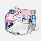 Baby Kids Car Seat Travel Portable Drawing Board Waterproof Safety Seat Play Snack Draw Table Organizer Storeage Table