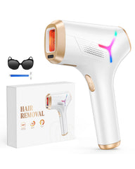 Flashes Laser Hair Removal for Women and Men IPL Hair Removal Body Bikini and Facial Areas Painless Permanent HairRemoval
