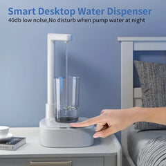 Water Pump Water Dispenser 5 Gears Electric Automatic Bottle Pump Dispenser Desktop Rechargeable Fast Drink Home