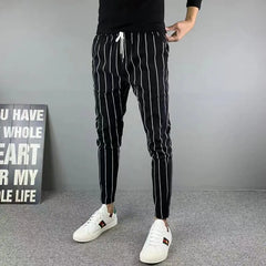 New Men's Lightweight Smart Casual Loose Straight Dress Suit Pants All Match Korean 2024 Business Trousers Streetwear Z121